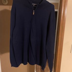 Long sleeve, mock zip sweater